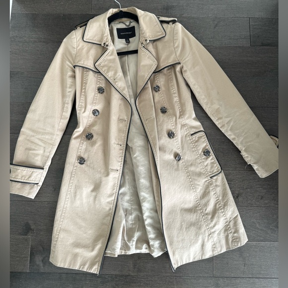 Banana Republic Size 0 Trench Coat - Picture 1 of 3